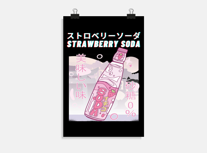 Aesthetic Anime Strawberry Milk For Anime Lovers' Ankle Socks | Spreadshirt