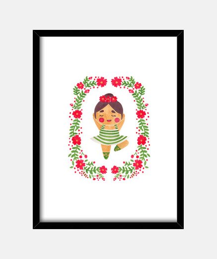 Framed Sweet Ballerina