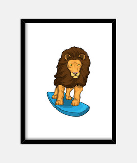 tabla de surf león surfista