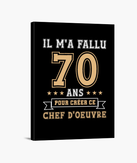 Tableau Cadeau Anniversaire Papy Mamie 70 Ans Tostadora