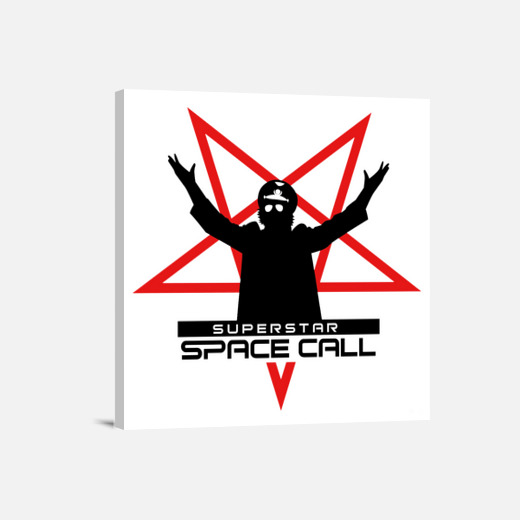 tableau toile space call superstar