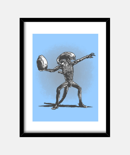 Framed the egg thrower