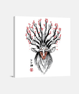 The Deer God sumi-e