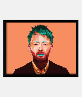Thom Yorke cuadro horizontal 