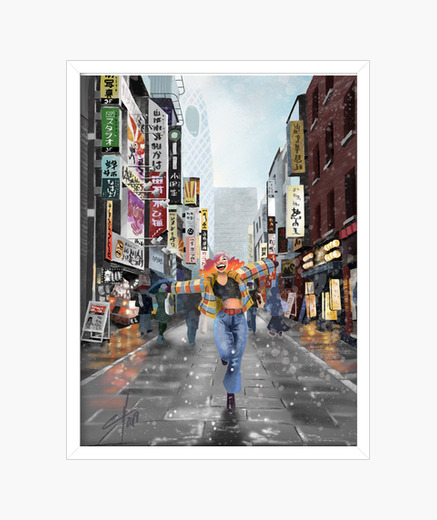 Tokyo framed print