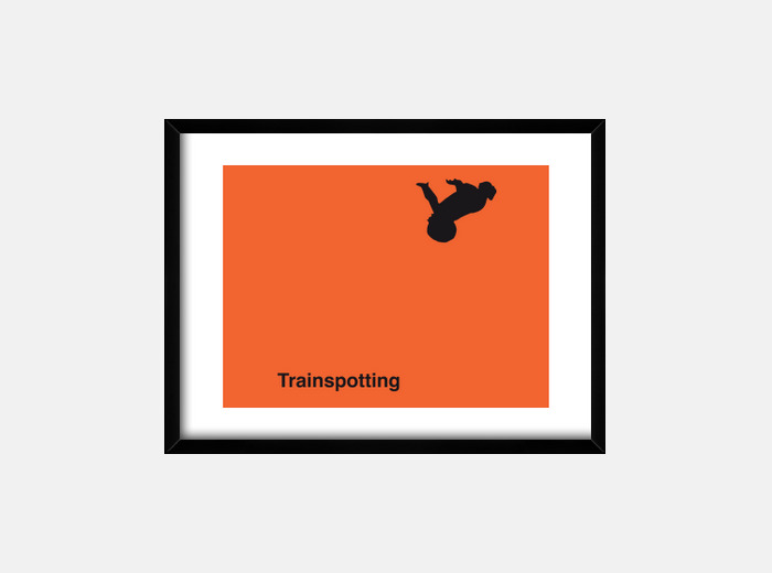 Trainspotting Design Framed Print Tostadora