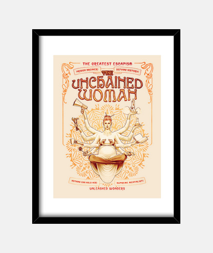 Framed unchained framed woman