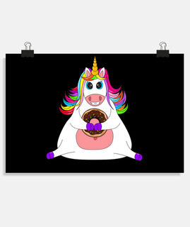 Posters y Láminas Unicornio de dibujos animados - Envío Gratis | laTostadora