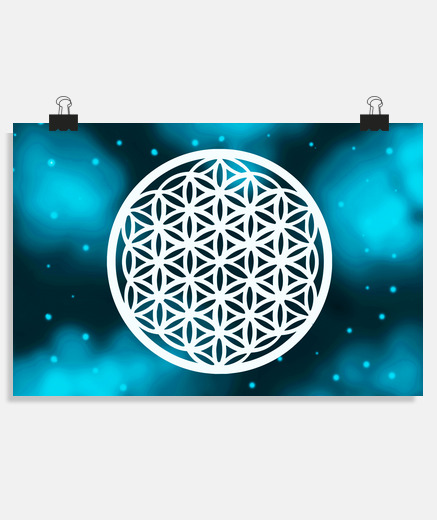 Poster universal flower of life