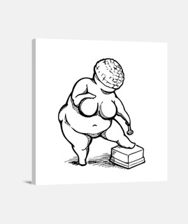 Venus de Gillete Willendorf - lienzo