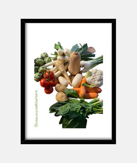 Verduras en la cocina