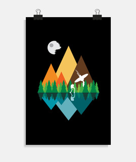 vue sur la forêt