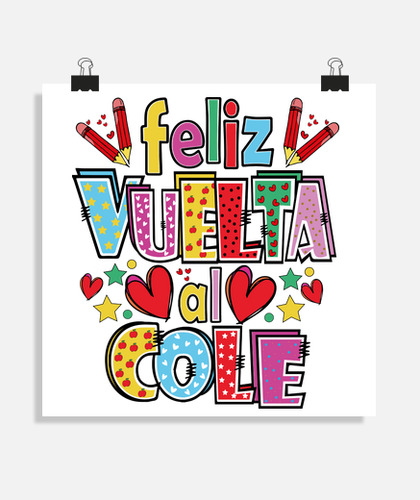 Póster vuelta al cole, feliz septiembre | laTostadora