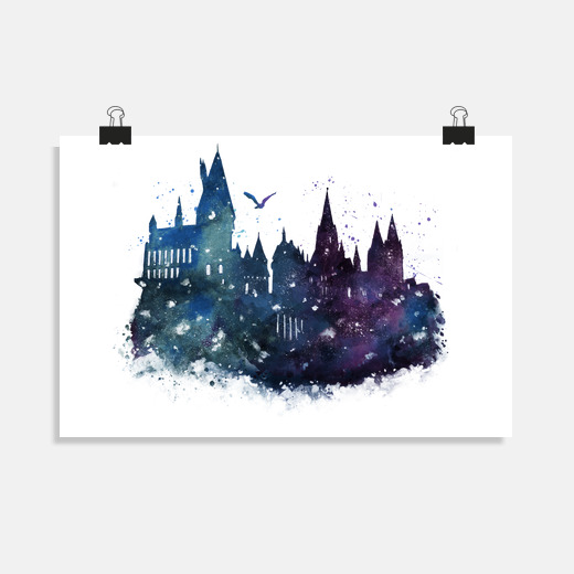 Watercolor School Poster Tostadora Watercolor School Poster Tostadora