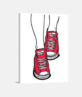 Zapatillas Rojo