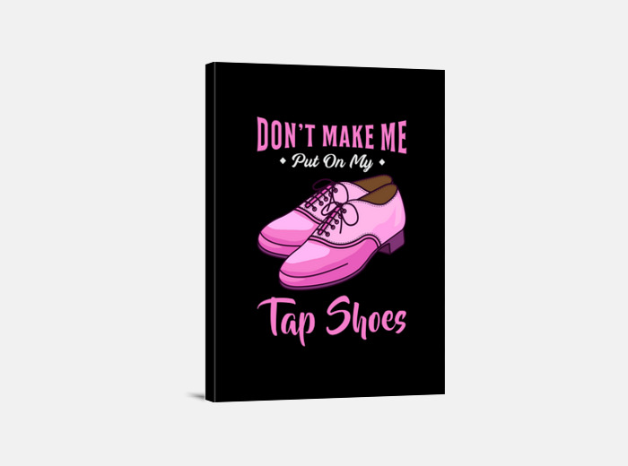 Lienzo zapatos de claqu de baile reina laTostadora