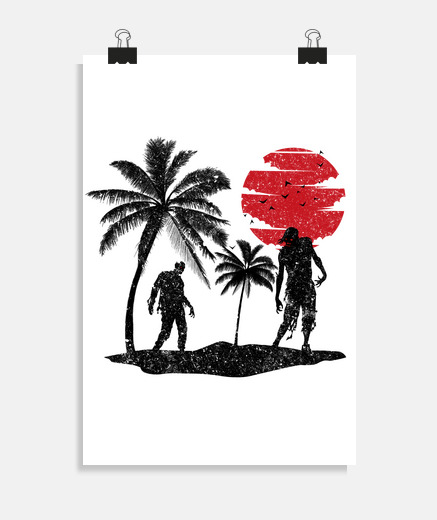 Poster zombie island