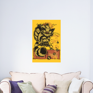 Nekobus Le Chat Noir Poster Tostadora Nekobus Le Chat Noir Poster Tostadora