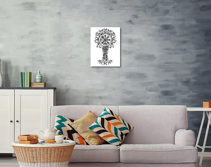 World Tree Yggdrasil Poster Print