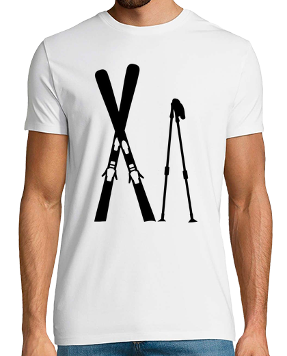 Image of Crossed ski sticks