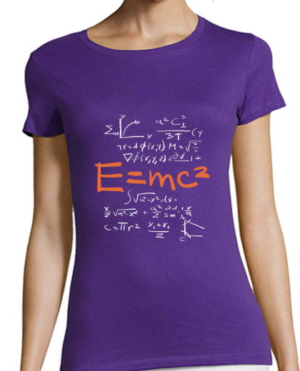 Image of purple purple women's t-shirt or other pain quantum physics and the theory of reality