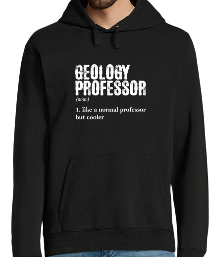 Sweat-shirt À Capuche Pour Homme professeur de géologie