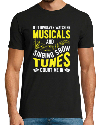 Image of Musical Singing Music Lover Watching Broadway Theater