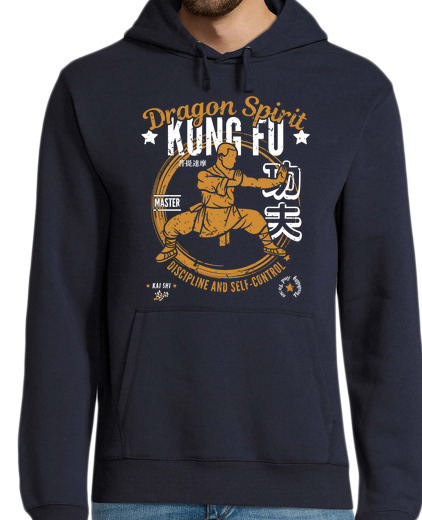 Sweat-shirt À Capuche Pour Homme esprit de dragon de kung-fu