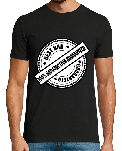Image of cooltee best dad satisfaction guarantee best father