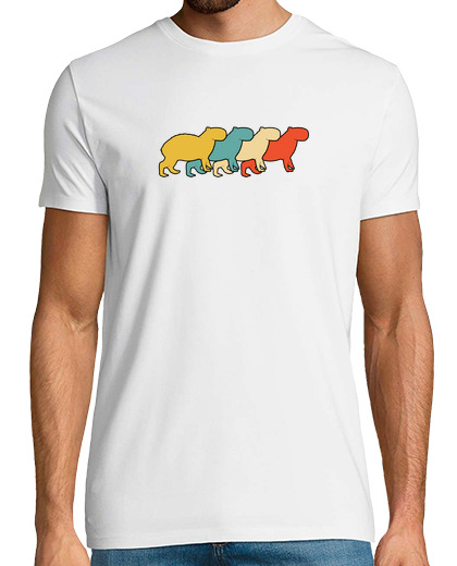Image of vintage retro pop art capybara animal gift idea