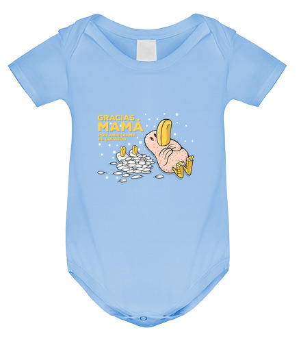 Body Bébé poulet et poussins merci maman - fête des mères