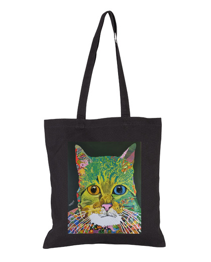 Bolsa De Tela gato verde laTostadora