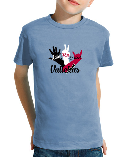 T-shirt bambino manica corta vallekas hola