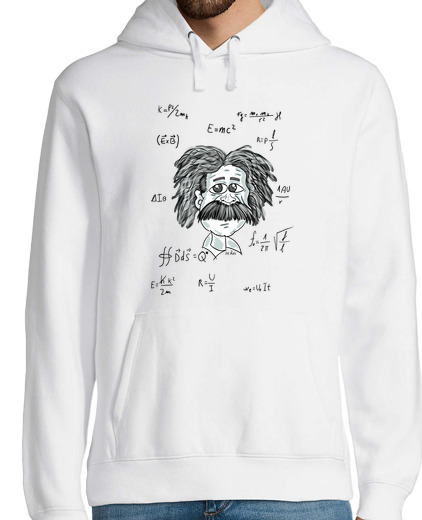 Sweat-shirt À Capuche Pour Homme sweat unisexe homme albert einstein