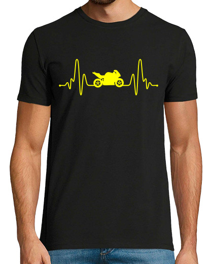 Image of heartbeat passion for motorcycles