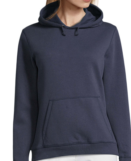 Sweat-shirt À Capuche Pour Femme En cours d'exécution n'est pas pour des lâches