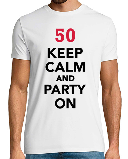 Image of 50th birthday Keep calm and party on