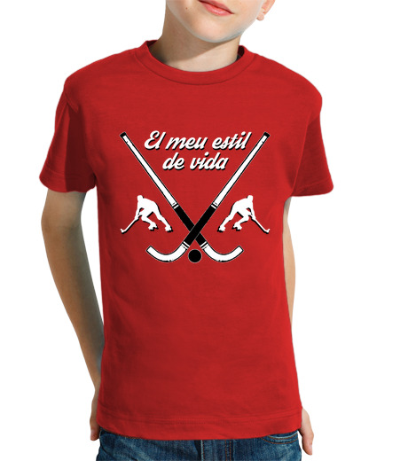 Tee Shirt Pour Enfant Manche Courte mon style de vie stics blanc