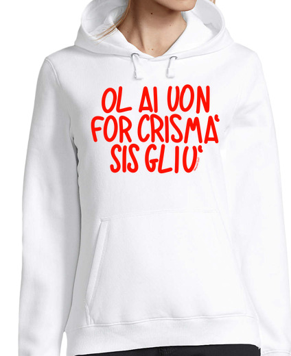 Sweat-shirt À Capuche Pour Femme olaiuonforcrismasisgliu