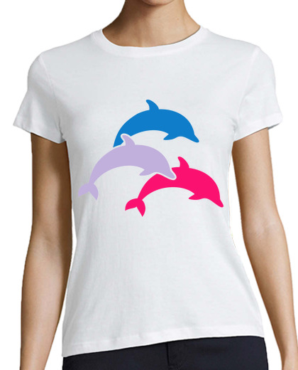 Image of Colored Dolphins
