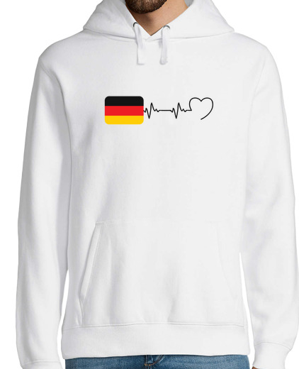 Sweat-shirt À Capuche Pour Homme Battement Allemagne homme humour