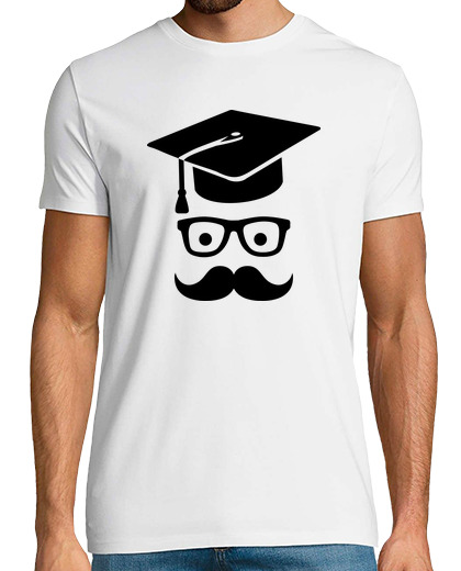 Image of Student Graduation hat moustache