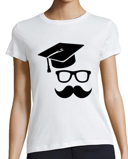 Image of Student moustache graduation