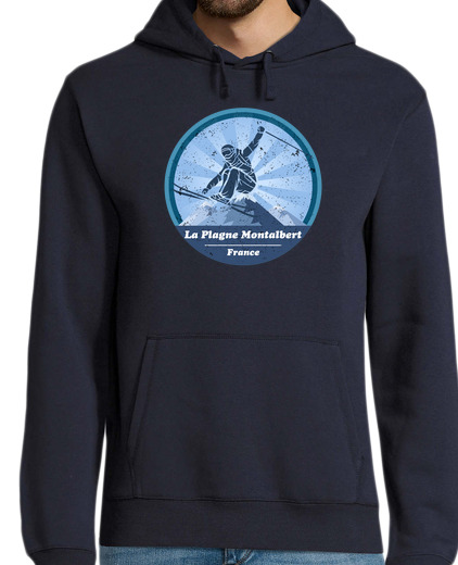 Sweat-shirt À Capuche Pour Homme La Plagne Montalbert Snowboard