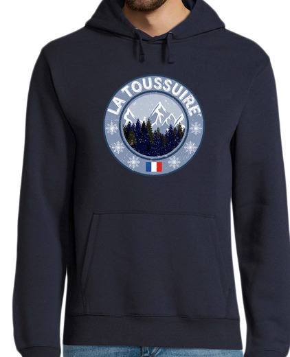 Sweat-shirt À Capuche Pour Homme La Toussuire Station de Ski