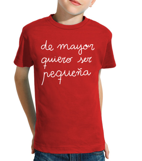 Tee Shirt Pour Enfant Manche Courte la plupart veulent être petit