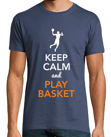 Image of keep calm and play basketball (man)