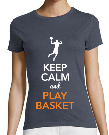 Image of keep calm and play basketball (women)