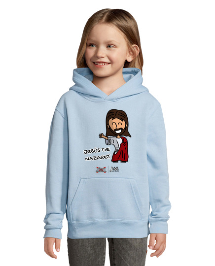 Sweat À Capuche Pour Enfant jésus de nazareth - jésus christ - héros de l'hispanité