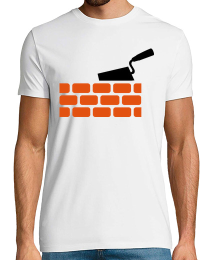 Image of Mason brick wall trowel